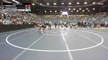 190 lbs Cons. Round 1 - Izabella Hall, Salina-Central Hs vs Johana Jasper, Salina-South Hs