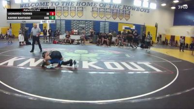 126 lbs Round 1 (8 Team) - Xavier Santiago, SOWA /HWC vs Leonardo Torres, Black Hive