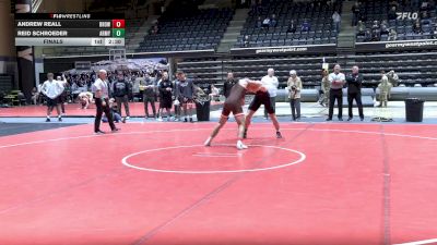 197 lbs Final - Andrew Reall, Brown vs Reid Schroeder, Army