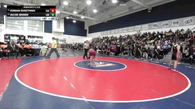 113 lbs Cons. Round 1 - Jordan Duszynski, Lutheran/Orange vs Jacob Jenner, Wilson/Long Beach