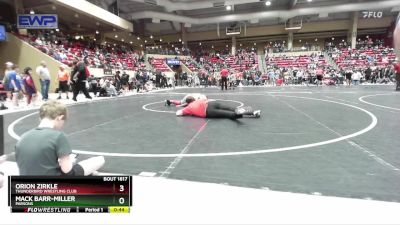 73 lbs Semifinal - Mack Barr-Miller, Parsons vs Orion Zirkle, Thunderbird Wrestling Club