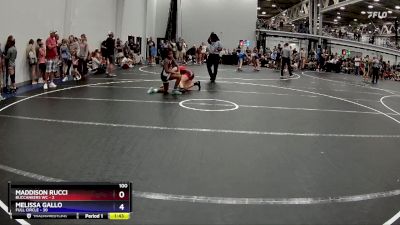 100 lbs Round 5 (8 Team) - Maddison Rucci, Buccaneers WC vs Melissa Gallo, Full Circle