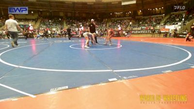 92 lbs Consi Of 8 #2 - Elise Slaten, Bulls Wrestling vs BryLee Irsik, Nebraska Wrestling Academy