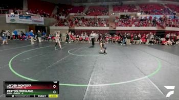 106 lbs Quarters & 1st Wb (16 Team) - Paxton Friesland, Lucas Lovejoy vs Jayden Montoya, Lubbock Cooper