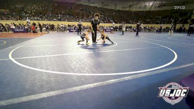 58 lbs Semifinal - Ryker Byrd, Mcalester vs Micael Boso, Choctaw Ironman Youth Wrestling