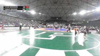 Girls 1B/2B/1A 145 Cons. Round 3 - Hadley Erickson, Montesano (Girls) vs Rylee Snodgrass, Cashmere (Girls)