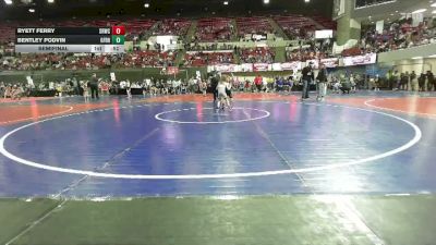 46 lbs Semifinal - Ryett Ferry, Snake River Wrestling Club vs Bentley Podvin, Great Falls Rug Rats