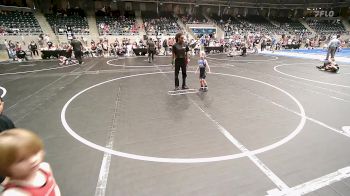 46 lbs Round Of 16 - Korbin Trammel, Park Hill Grappling Club vs Maculey Andrews, Hilldale Youth Wrestling Club