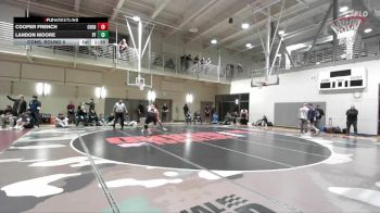 190 lbs Cons. Round 5 - Landon Moore, Post Falls vs Cooper French, Cheney