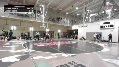 190 lbs Cons. Round 5 - Landon Moore, Post Falls vs Cooper French, Cheney