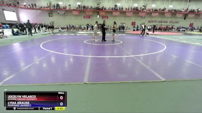 160 A Prelim - Jocelyn Velasco, Eastern Oregon University vs Lydia Krauss, McKendree University