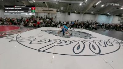 132 lbs Cons. Round 5 - Mukhtar Hashimi, Alameda International vs Matthew Mascarenas, Cleveland