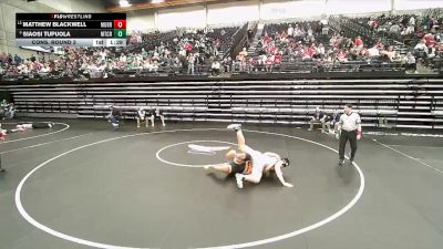 4A 285 lbs Cons. Round 2 - Matthew Blackwell, Murray vs Siaosi Tupuola, Mt Crest