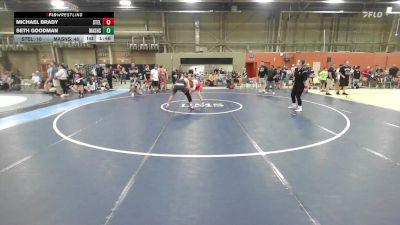130 lbs Rr Rnd 2 - Michael Brady, Steller Trained Skywalkers - MSE vs Seth Goodman, Mat Assassins Red - MSE