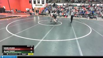 220 lbs Champ. Round 2 - Blake Maday, Carol Stream (GLENBARD NORTH) vs David Wuske, Frankfort (LINCOLN-WAY EAST)