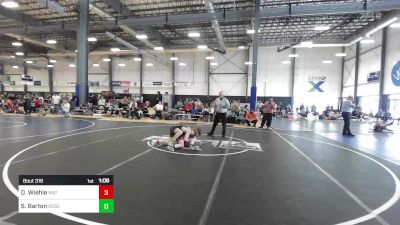 116 lbs Semifinal - David Wiehle, Mat Demon WC vs Samuel Barton, Roseburg Mat Club