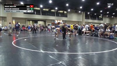 120 lbs Round 4 (6 Team) - Isaac Nguyen, BRAWL White vs Braylen Johnson, North Shelby Regulators Blue