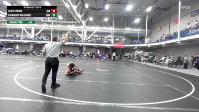 125 lbs Consi Of 16 #1 - Alex Reed, Lock Haven vs Carson Wagner, Binghamton University