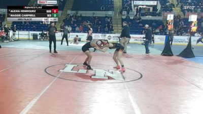 107 lbs 3rd Place - Alexia Henriquez, North Andover vs Maggie Campbell, Woburn