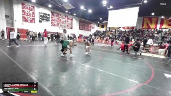 126 lbs Champ. Round 2 - Joseph Alvarez Gonzalez, Adelanto vs Nathan Itchon, Long Beach Poly