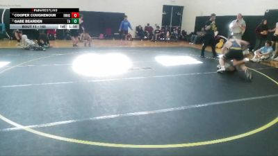 165 lbs Round 1 - Gabe Bearden, Terrell Academy vs Cooper Coughenour, Fort Mill High School