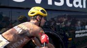 Wout Van Aert Is 'Half Human, Half Motor' Says Primož Roglič, Who Laughs About Race Maybe Not Going According To Plan