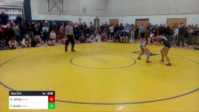 118 lbs Consy-3 - Haley White, Sharpsville vs Yunuen Ayala, Canon-McMillan