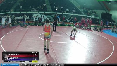 86 lbs Round 3 (8 Team) - Tate Lawrence, Oregon vs Teil McIntyre, Alaska 1