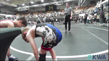 52 lbs Final - Griffyn Moyer, Del City Little League Wrestling vs Jackson Kreamer, Lone Grove Takedown Club