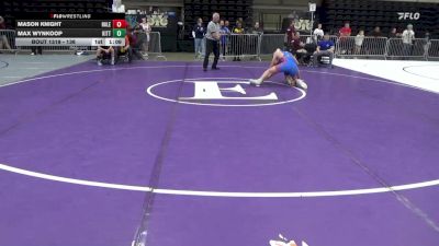 136 lbs Consi Of 8 #2 - Mason Knight, Halethorpe vs Max Wynkoop, Kittanning