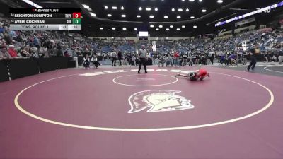 100 lbs Cons. Round 1 - Averi Cochran, Spring Hill HS vs Leighton Compton, Topeka - Highland Park HS