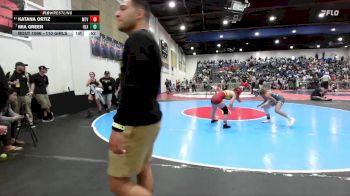 110 Girls Cons. Round 3 - Mia Green, Helix Charter vs Katana Ortiz, Monte Vista