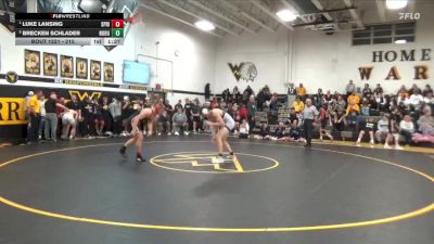 215 lbs 5th Place Match - Luke Lansing, Springville vs Brecken Schlader, North Butler-Clarksville