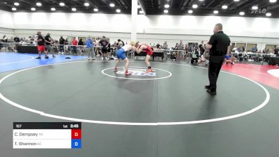 157 lbs Consi Of 16 #2 - Christopher Dempsey, Tennessee vs Troy Shannon, North Carolina