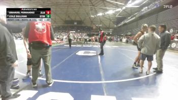 Boys 1A 175 lbs Champ. Round 2 - Emanuel Fernandez, Zillah vs Cole Sullivan, Seton Catholic