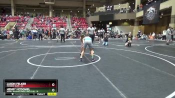 105 lbs Finals (2 Team) - Henry McDoniel, Honey Badger Wrestling Club vs Jaxon Felker, Midwest Elite