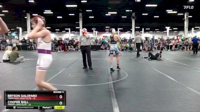 105 lbs Round 4 (8 Team) - Bryson Galofaro, Terps East Coast Elite vs Cooper Ball, Finger Lakes Elite