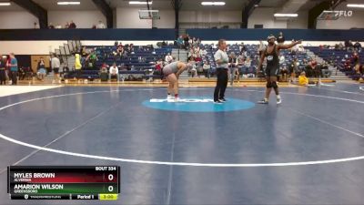 197 lbs Cons. Round 3 - Myles Brown, Alvernia vs Amarion Wilson, Greensboro