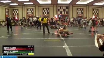 138 lbs Round 7 (8 Team) - Olivia Palmer, Misfits Dark Angles vs Violette Lasure, Steel Valley Vixens