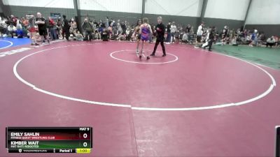 95-104 lbs Round 1 - Emily Sahlin, Fitness Quest Wrestling Club vs Kimber Wait, Mat Rats Rebooted
