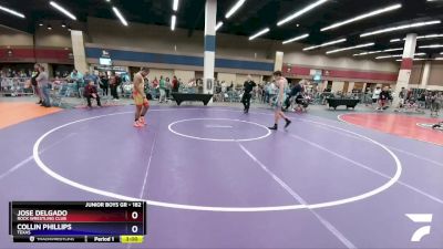 182 lbs Cons. Round 3 - Jose Delgado, Rock Wrestling Club vs Collin Phillips, Texas