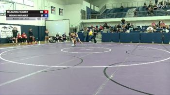 110 lbs 1st Place Match - Megan Morales, University Of Providence vs Telsarina Walter, Eastern Oregon University