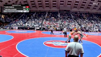 215-4A 3rd Place Match - Bryson Putnam, Stockbridge vs Luiis Familia, Southeast Whitfield