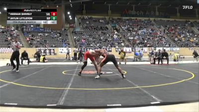 165 lbs 7th Place Match - Keenan Shively, Taylor County vs Jaylin Littleton, Hopkinsville