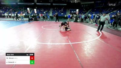 120 lbs Round Of 32 - Will Nixon, Wellesley vs Jackson Deleidi, Saugus/Peabody