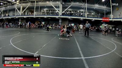 96 lbs Finals (2 Team) - Brady Watson, Kraken vs Brennen Veverka, U2 Uprising Black