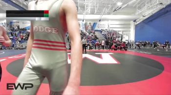 120 lbs Cons. Round 2 - Landon Cooper, Olathe South vs Declan Keller, Dodge City