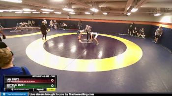 160 lbs Champ. Round 2 - Ian Fritz, Sanderson Wrestling Academy vs Bryton Butt, Ridgeline