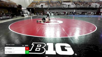 197 lbs Quarterfinal - Dante Hoose, Lehigh vs Wolfgang Frable, Army