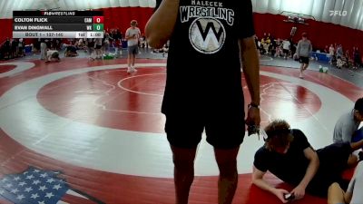 137-140 lbs Round 1 - Colton Flick, Cameron vs Evan Dingwall, WCAABE Knights